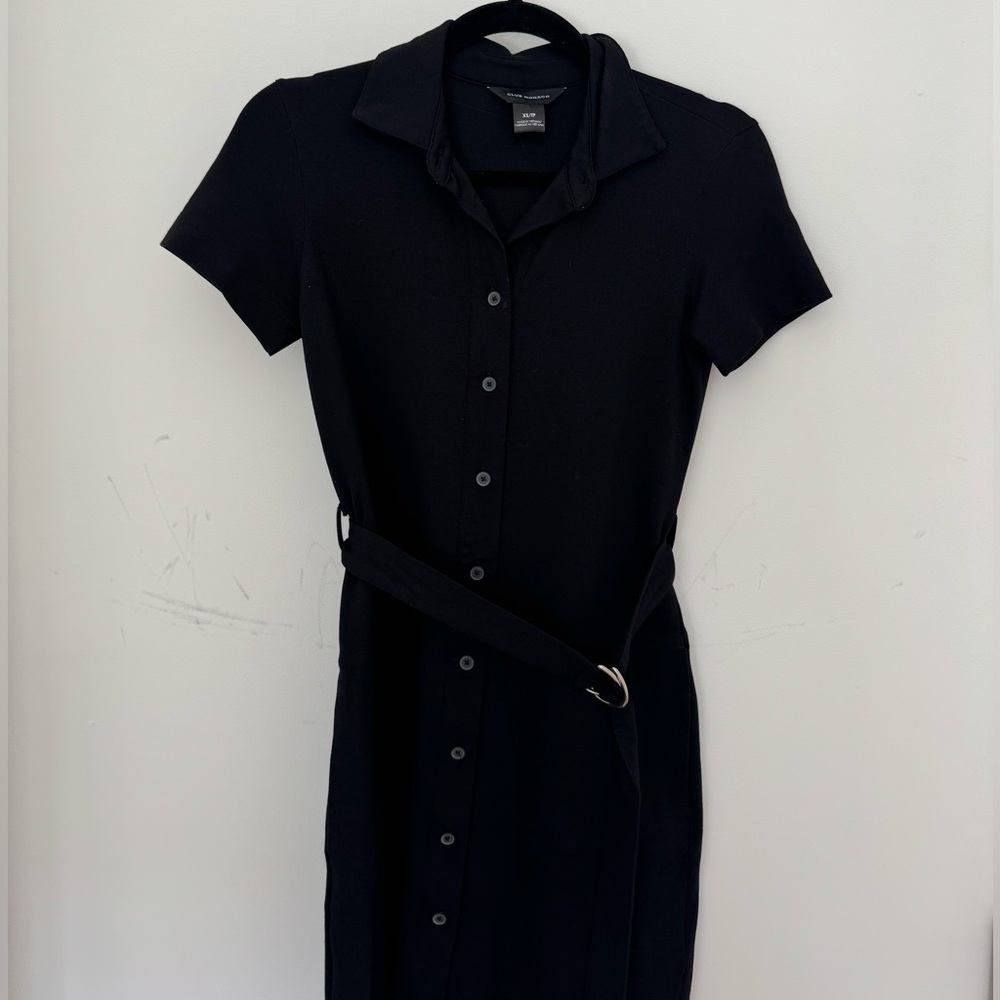 Club Monaco Button-Up Belted Dress - Picture 2 of 4